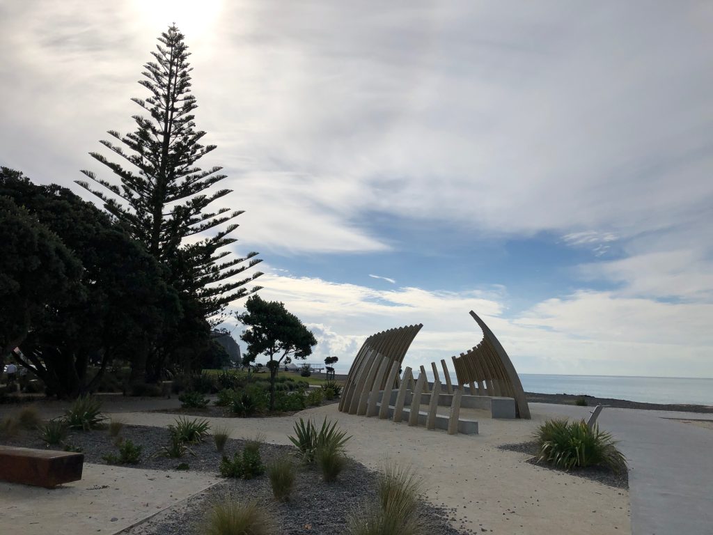 The waterfront in Napier, New Zealand