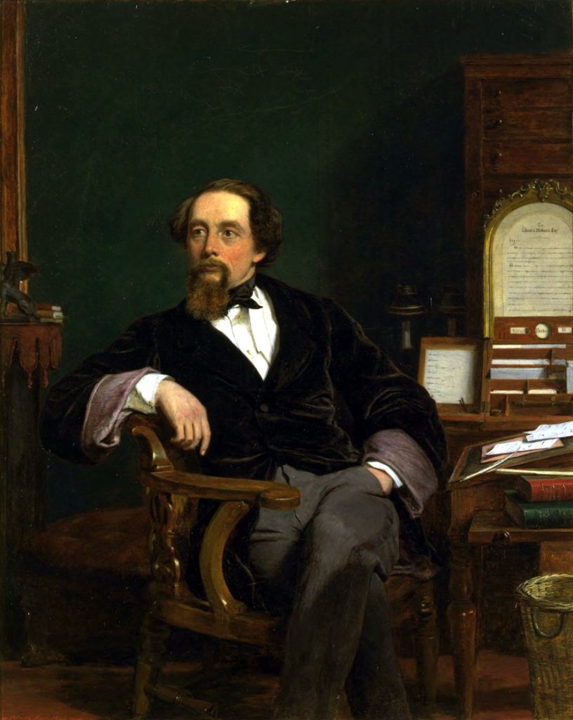 Charles Dickens, oil painting, William Powell Frith, 1859. Museum no. F.7