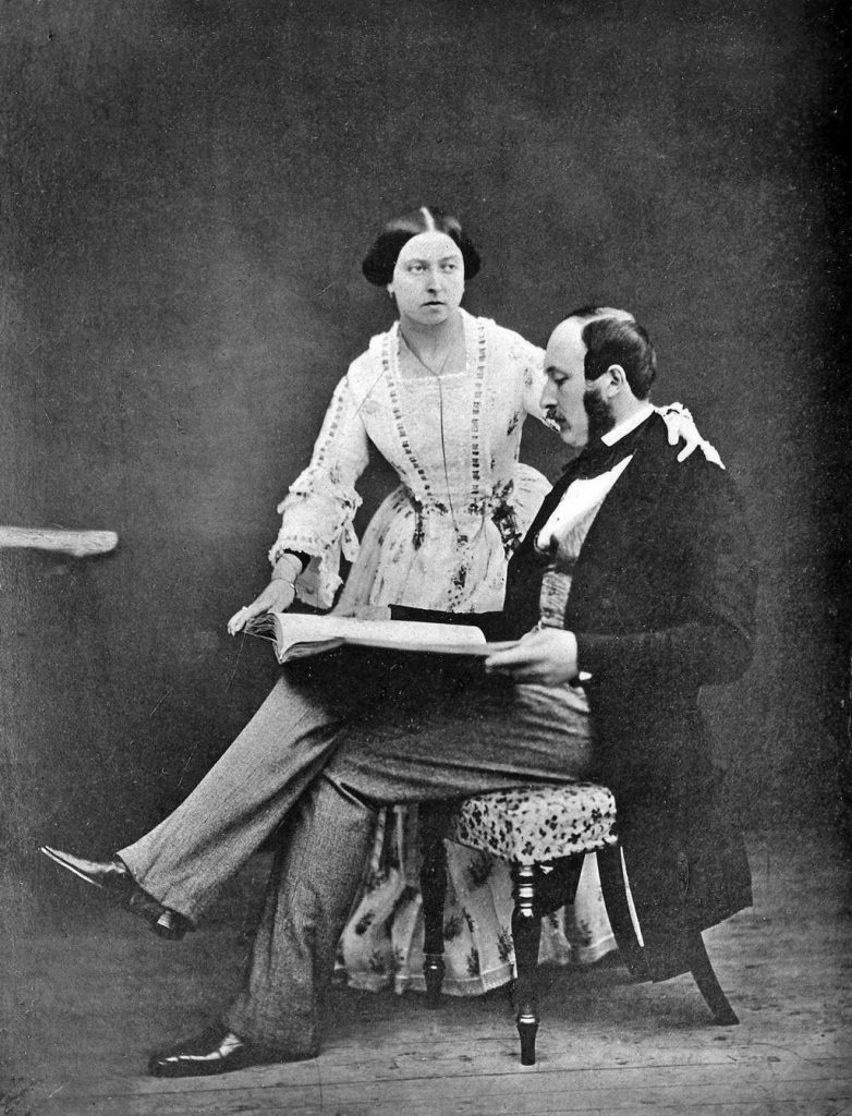 Queen Victoria and Prince Albert in 1854