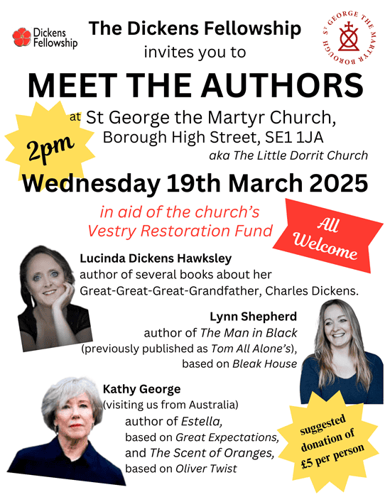 Meet the Authors Poster - St George the Martyr Church