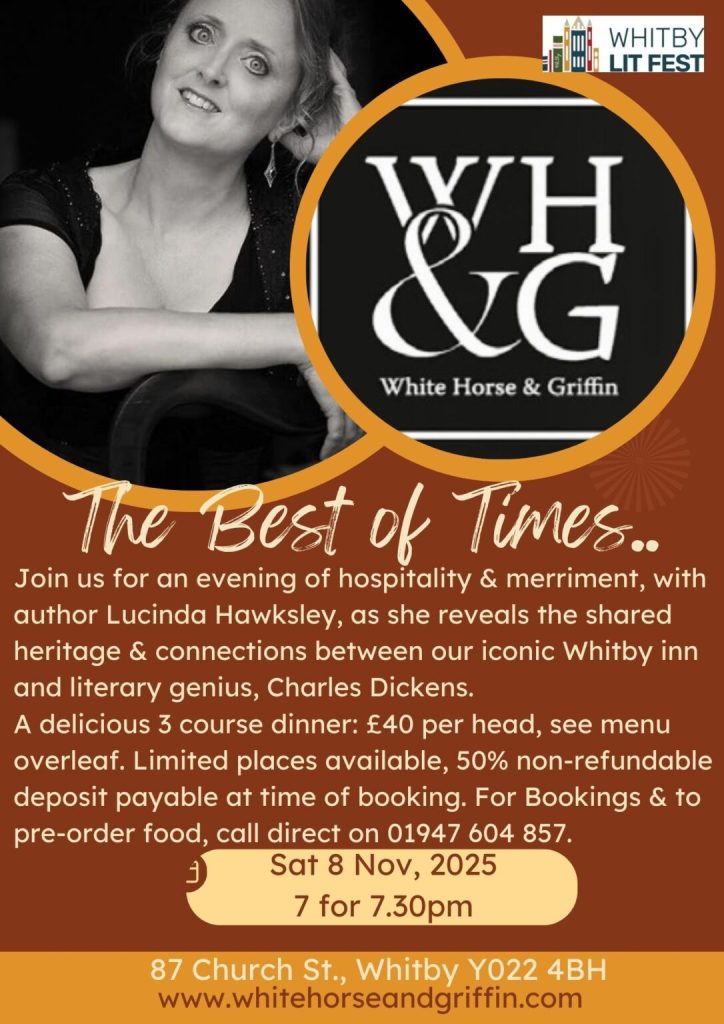 What the Dickens? Author Dinner with Lucinda Hawksley